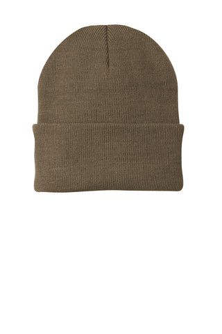 Port & Company Knit Cap (Woodland Brown)