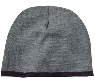 Port & Company Beanie Cap (Athletic Oxford/ Black)