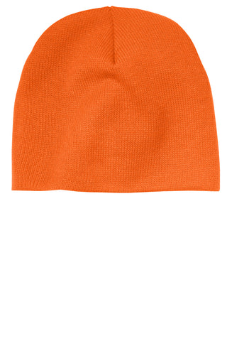 Port & Company Beanie Cap (Neon Orange)