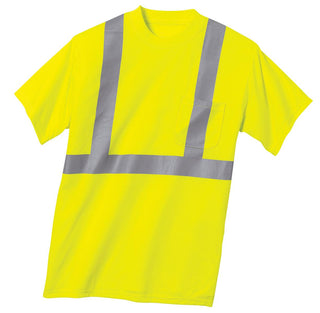 CornerStone ANSI 107 Class 2 Safety T-Shirt (Safety Yellow/ Reflective)