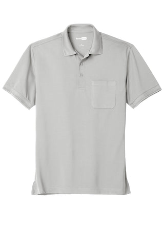 CornerStone Industrial Snag-Proof Pique Pocket Polo (Light Grey)