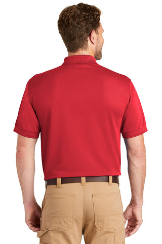 CornerStone Industrial Snag-Proof Pique Pocket Polo (Red)