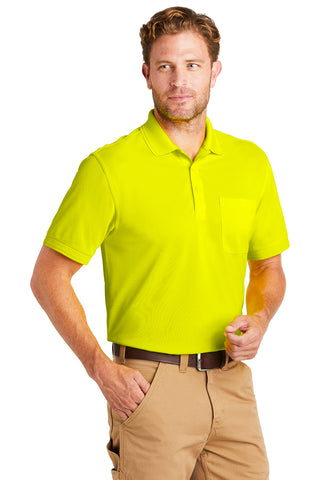 CornerStone Industrial Snag-Proof Pique Pocket Polo (Safety Yellow)