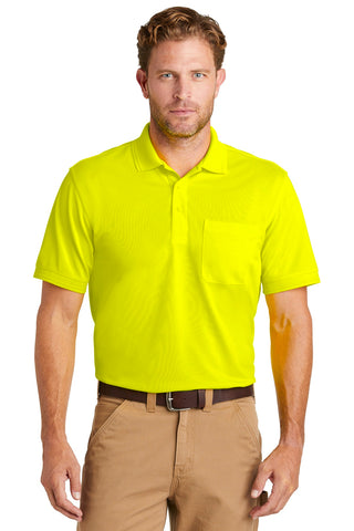 CornerStone Industrial Snag-Proof Pique Pocket Polo (Safety Yellow)