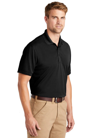 CornerStone Industrial Snag-Proof Pique Polo (Black)