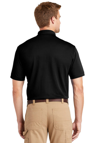 CornerStone Industrial Snag-Proof Pique Polo (Black)