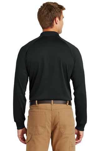 CornerStone Select Long Sleeve Snag-Proof Tactical Polo (Black)