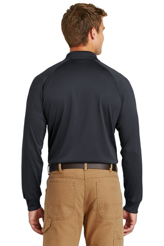 CornerStone Select Long Sleeve Snag-Proof Tactical Polo (Charcoal)