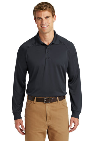 CornerStone Select Long Sleeve Snag-Proof Tactical Polo (Charcoal)