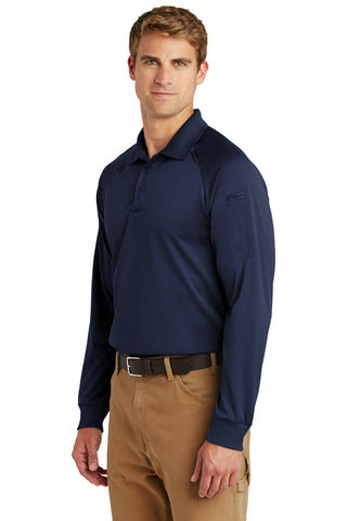 CornerStone Select Long Sleeve Snag-Proof Tactical Polo (Dark Navy)