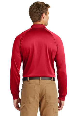 CornerStone Select Long Sleeve Snag-Proof Tactical Polo (Red)