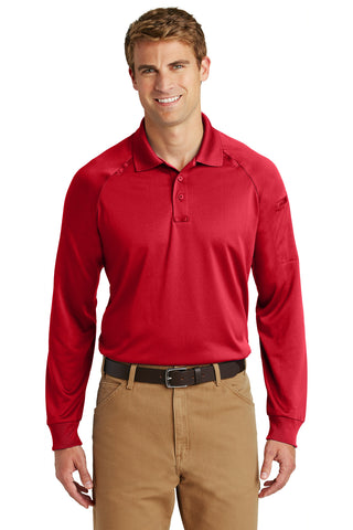 CornerStone Select Long Sleeve Snag-Proof Tactical Polo (Red)