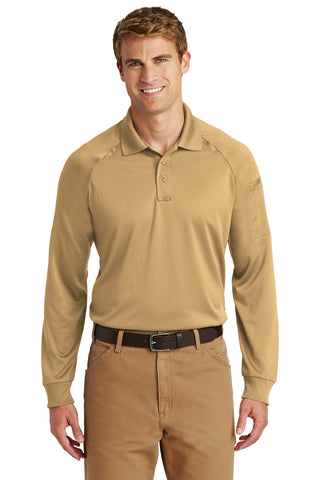 CornerStone Select Long Sleeve Snag-Proof Tactical Polo (Tan)