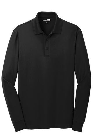 CornerStone Select Snag-Proof Long Sleeve Polo (Black)