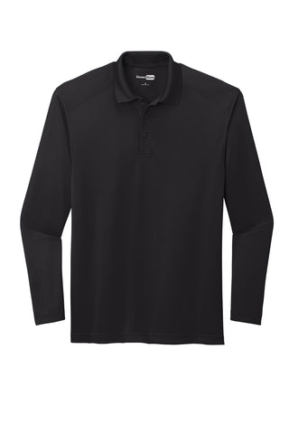 CornerStone Select Lightweight Snag-Proof Long Sleeve Polo (Black)