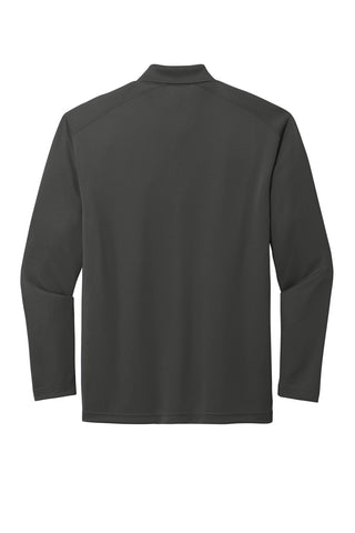 CornerStone Select Lightweight Snag-Proof Long Sleeve Polo (Charcoal)