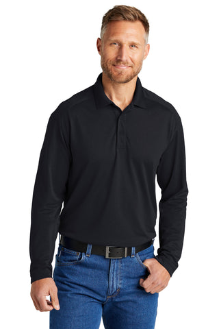 CornerStone Select Lightweight Snag-Proof Long Sleeve Polo (Dark Navy)