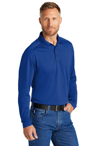 CornerStone Select Lightweight Snag-Proof Long Sleeve Polo (Royal)