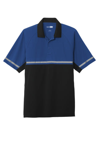 CornerStone Select Lightweight Snag-Proof Enhanced Visibility Polo (Royal/ Black)