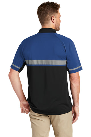 CornerStone Select Lightweight Snag-Proof Enhanced Visibility Polo (Royal/ Black)