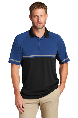 CornerStone Select Lightweight Snag-Proof Enhanced Visibility Polo (Royal/ Black)