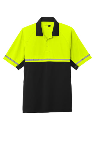 CornerStone Select Lightweight Snag-Proof Enhanced Visibility Polo (Safety Yellow/ Black)