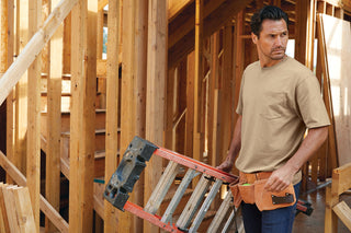 CornerStone Workwear Pocket Tee (Heather Grey)