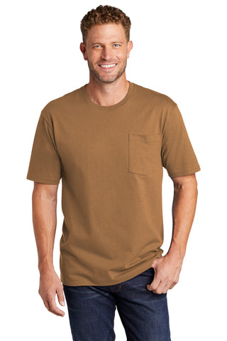 CornerStone Workwear Pocket Tee (Duck Brown)