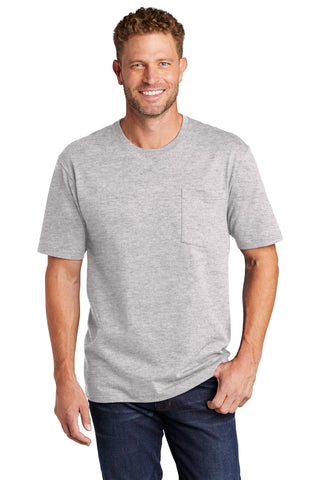 CornerStone Workwear Pocket Tee (Heather Grey)