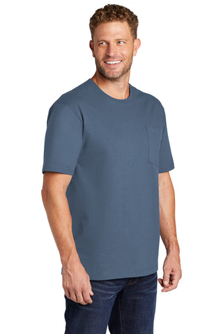 CornerStone Workwear Pocket Tee (Regatta Blue)