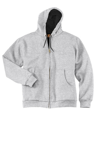 CornerStone Heavyweight Full-Zip Hooded Sweatshirt with Thermal Lining (Athletic Heather)