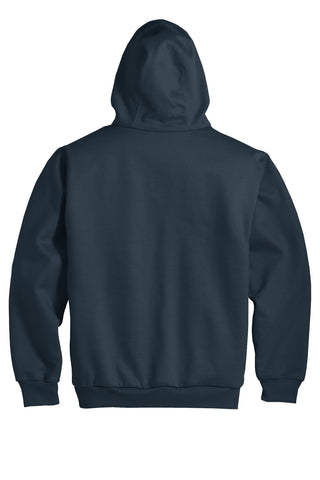CornerStone Heavyweight Full-Zip Hooded Sweatshirt with Thermal Lining (Navy)