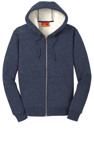 CornerStone Heavyweight Sherpa-Lined Hooded Fleece Jacket (Navy)