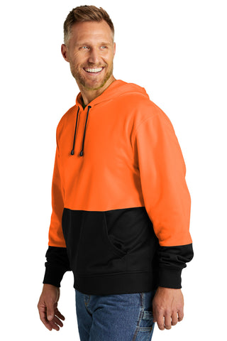 CornerStone Enhanced Visibility Fleece Pullover Hoodie (Safety Orange)