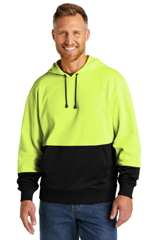 CornerStone Enhanced Visibility Fleece Pullover Hoodie (Safety Yellow)