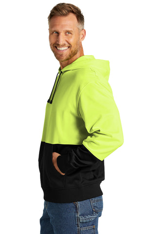 CornerStone Enhanced Visibility Fleece Pullover Hoodie (Safety Yellow)