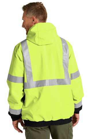 CornerStone ANSI 107 Class 3 Waterproof Insulated Ripstop Bomber Jacket (Safety Yellow)