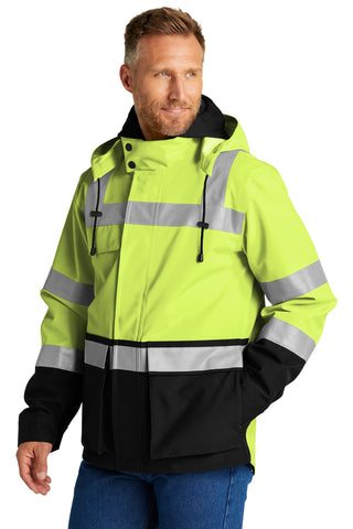 CornerStone ANSI 107 Class 3 Waterproof Ripstop 3-In-1 Parka (Safety Yellow)