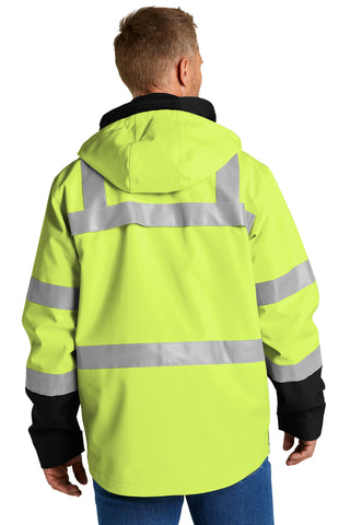 CornerStone ANSI 107 Class 3 Waterproof Ripstop 3-In-1 Parka (Safety Yellow)