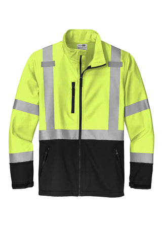 CornerStone ANSI 107 Class 3 Soft Shell Jacket (Safety Yellow)