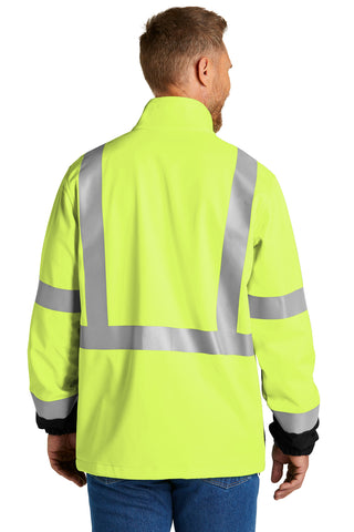 CornerStone ANSI 107 Class 3 Soft Shell Jacket (Safety Yellow)