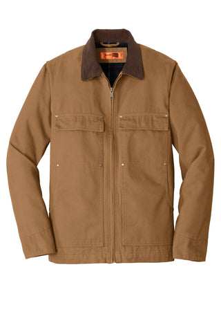 CornerStone Washed Duck Cloth Chore Coat (Duck Brown)