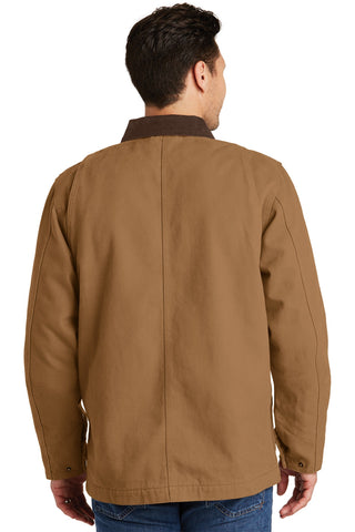 CornerStone Washed Duck Cloth Chore Coat (Duck Brown)