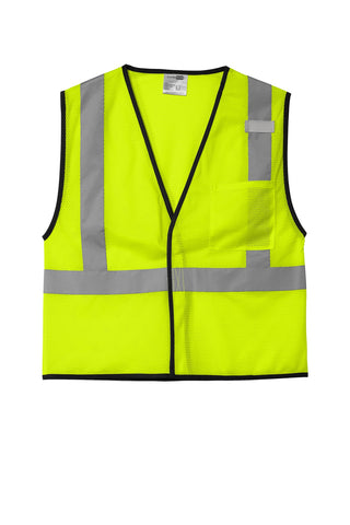 CornerStone ANSI 107 Class 2 Economy Mesh One-Pocket Vest (Safety Yellow)