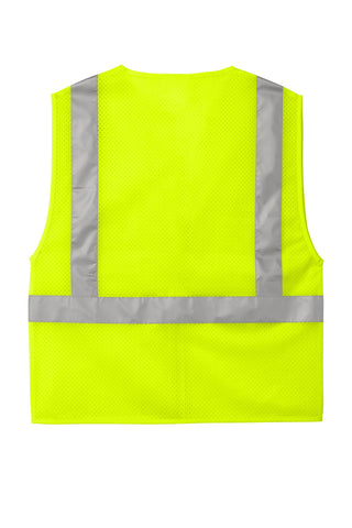 CornerStone ANSI 107 Class 2 Mesh Zippered Vest (Safety Yellow)