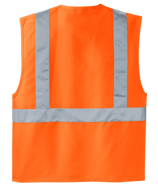 CornerStone ANSI 107 Class 2 Safety Vest (Safety Orange/ Reflective)