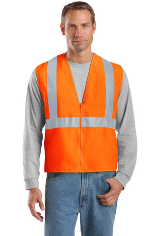 CornerStone ANSI 107 Class 2 Safety Vest (Safety Orange/ Reflective)