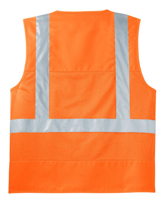 CornerStone ANSI 107 Class 2 Mesh Back Safety Vest (Safety Orange)