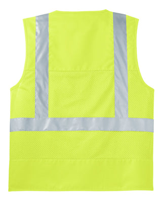 CornerStone ANSI 107 Class 2 Mesh Back Safety Vest (Safety Yellow)