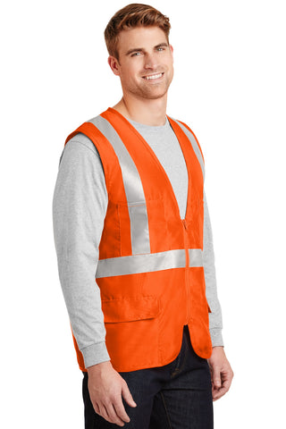 CornerStone ANSI 107 Class 2 Mesh Back Safety Vest (Safety Orange)